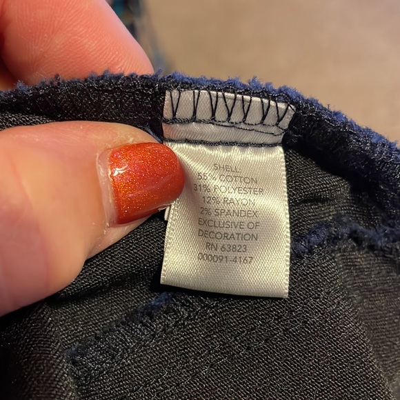 Navy capris - Picture 5 of 7